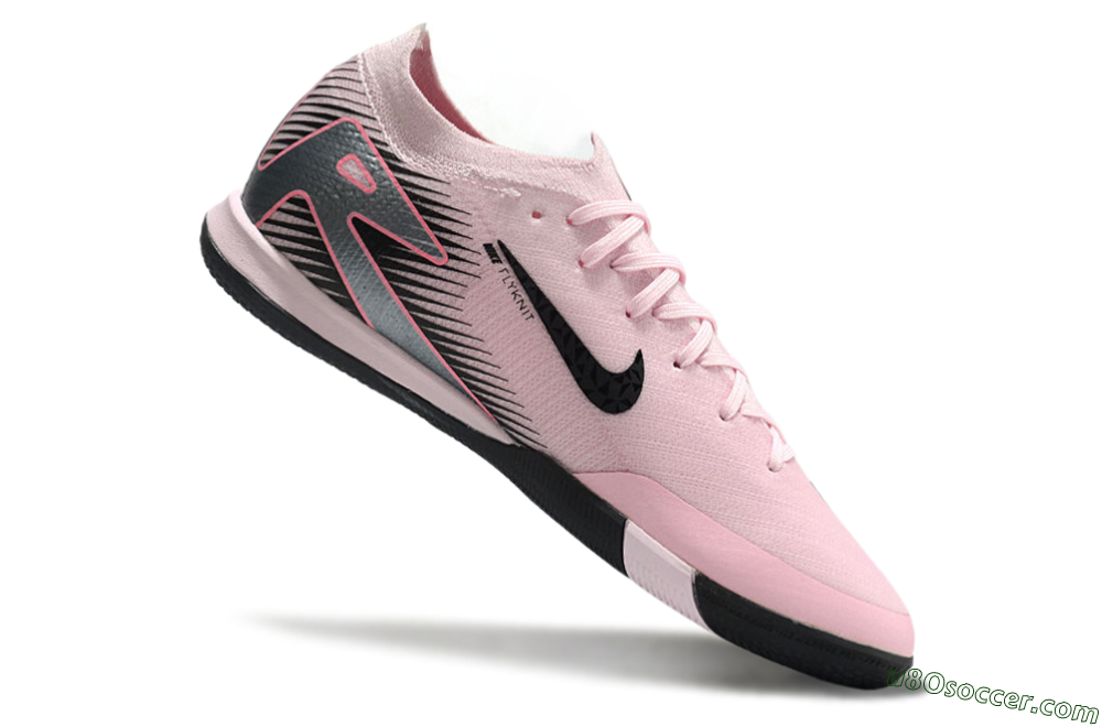 Nike Air Zoom Mercurial Vapor 16 Elite IC Indoor & Futsal Soccer Shoes - Pink/Silver/Red 4