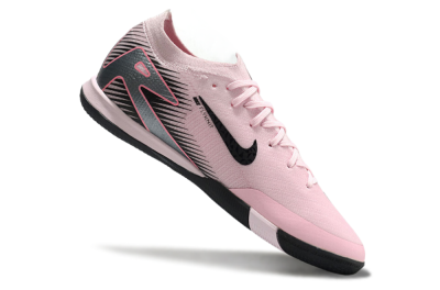 Nike Air Zoom Mercurial Vapor 16 Elite IC Indoor & Futsal Soccer Shoes - Pink/Silver/Red