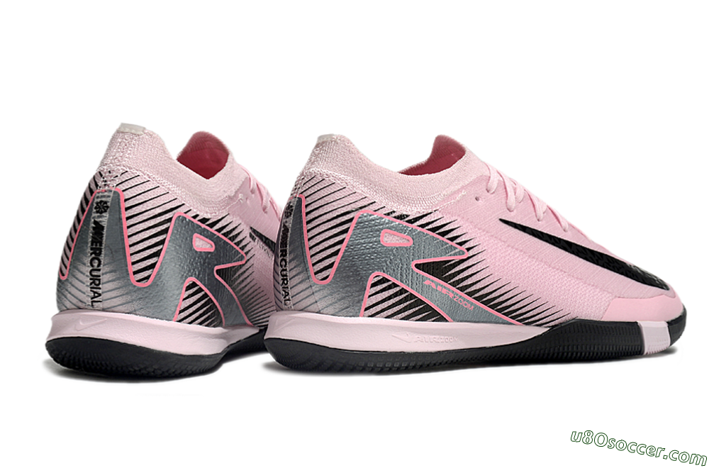 Nike Air Zoom Mercurial Vapor 16 Elite IC Indoor & Futsal Soccer Shoes - Pink/Silver/Red 6
