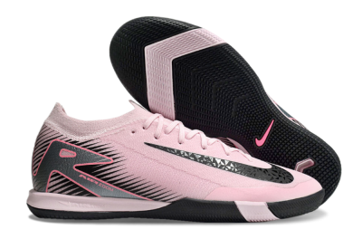 Nike Air Zoom Mercurial Vapor 16 Elite IC Indoor & Futsal Soccer Shoes - Pink/Silver/Red