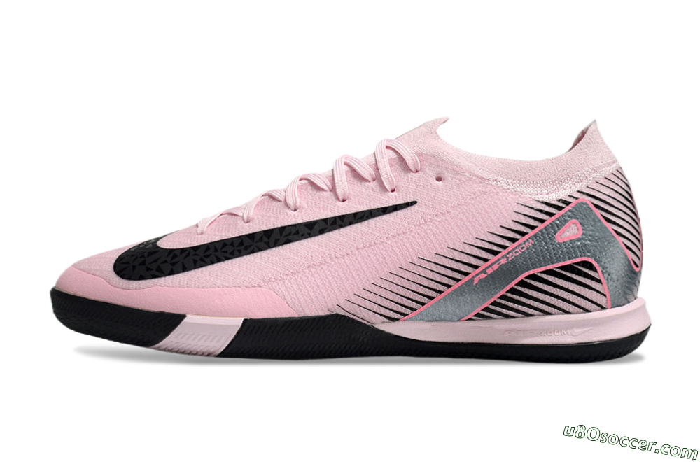 Nike Air Zoom Mercurial Vapor 16 Elite IC Indoor & Futsal Soccer Shoes - Pink/Silver/Red 2