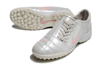 Nike Total 90 II TF Artificial Turf Soccer Shoes - Silver/Pink/White