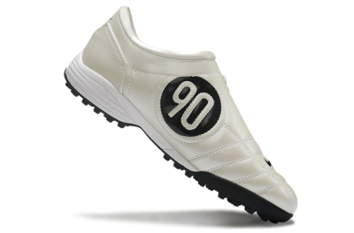 Nike Total 90 II TF Artificial Turf Soccer Shoes - Beige/Black/Red