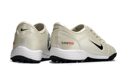 Nike Total 90 II TF Artificial Turf Soccer Shoes - Beige/Black/Red