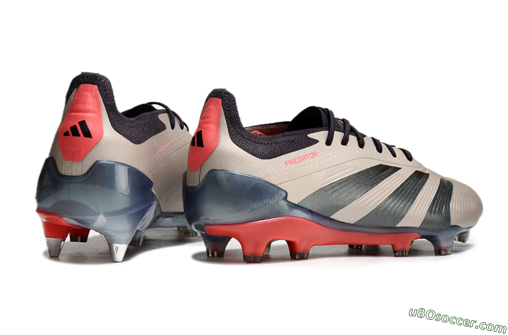 Adidas Predator 24 Elite SG Soft Ground Soccer Cleats - Gold/Blue/Red 6