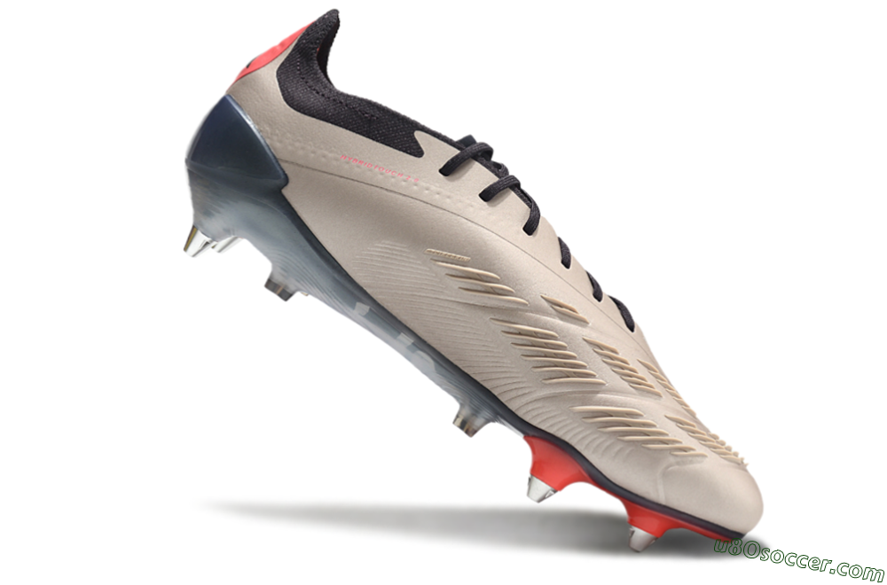 Adidas Predator 24 Elite SG Soft Ground Soccer Cleats - Gold/Blue/Red 4