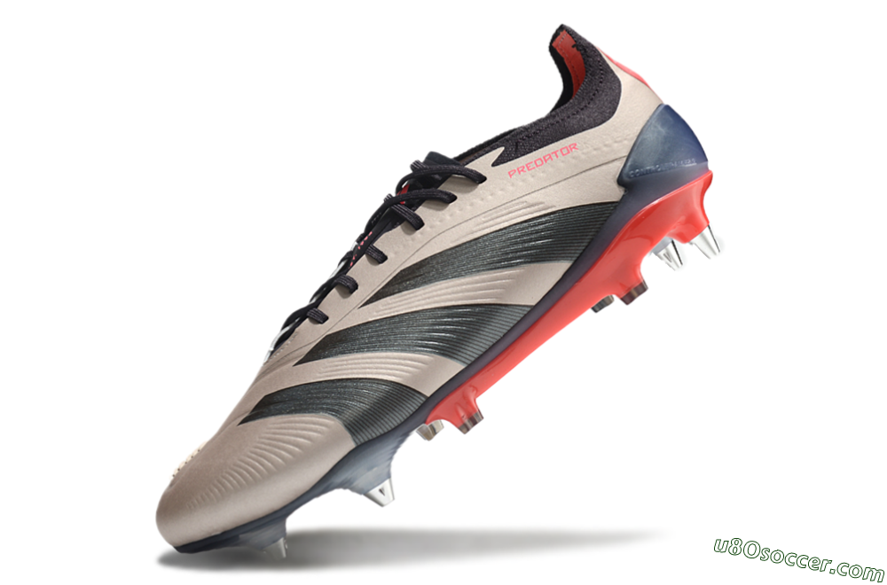 Adidas Predator 24 Elite SG Soft Ground Soccer Cleats - Gold/Blue/Red 5