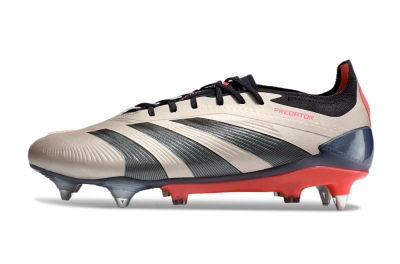 Adidas Predator 24 Elite SG Soft Ground Soccer Cleats - Gold/Blue/Red