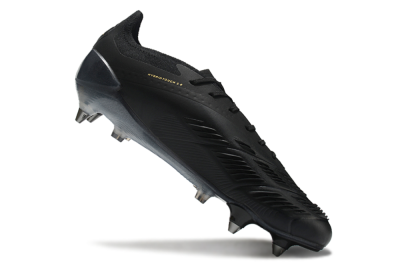 Adidas Predator 24 Elite SG Soft Ground Soccer Cleats - Black/Silver