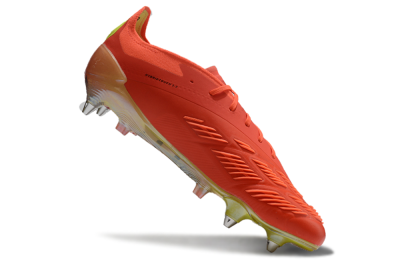 Adidas Predator 24 Elite SG Soft Ground Soccer Cleats - Red/Black/Yellow