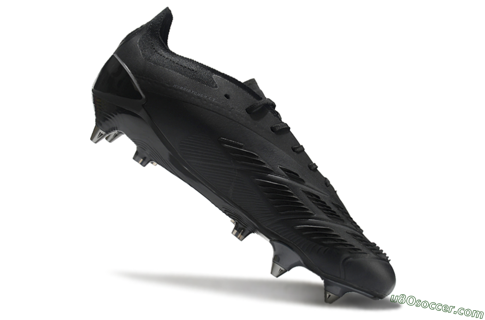 Adidas Predator 24 Elite SG Soft Ground Soccer Cleats - Black/Silver/Gold 5