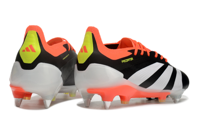 Adidas Predator 24 Elite SG Soft Ground Soccer Cleats - Black/White/Red