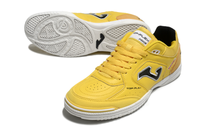Joma Top Flex IC Indoor & Futsal Soccer Shoes - Yellow/Black/Silver