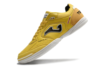 Joma Top Flex IC Indoor & Futsal Soccer Shoes - Yellow/Black/Silver