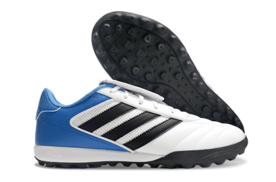 Adidas Copa Gloro 2 TF Artificial Turf Soccer Shoes - White/Black/Blue