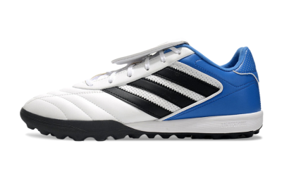 Adidas Copa Gloro 2 TF Artificial Turf Soccer Shoes - White/Black/Blue