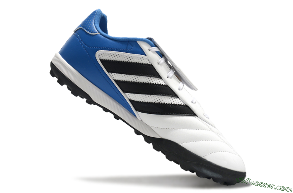 Adidas Copa Gloro 2 TF Artificial Turf Soccer Shoes - White/Black/Blue 4