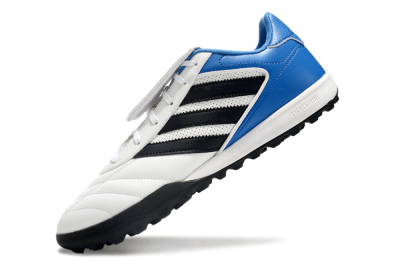 Adidas Copa Gloro 2 TF Artificial Turf Soccer Shoes - White/Black/Blue