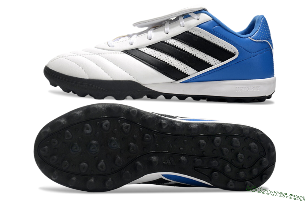Adidas Copa Gloro 2 TF Artificial Turf Soccer Shoes - White/Black/Blue 0