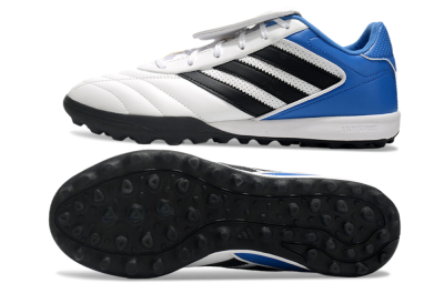 Adidas Copa Gloro 2 TF Artificial Turf Soccer Shoes - White/Black/Blue