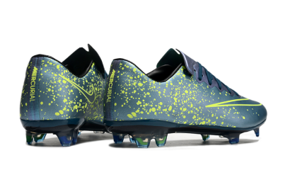 Nike Mercurial Vapor 10 FG Firm Ground Soccer Cleats - Jade/Yellow/Black