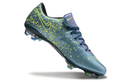 Nike Mercurial Vapor 10 FG Firm Ground Soccer Cleats - Jade/Yellow/Black
