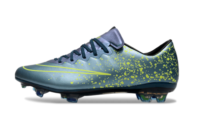 Nike Mercurial Vapor 10 FG Firm Ground Soccer Cleats - Jade/Yellow/Black