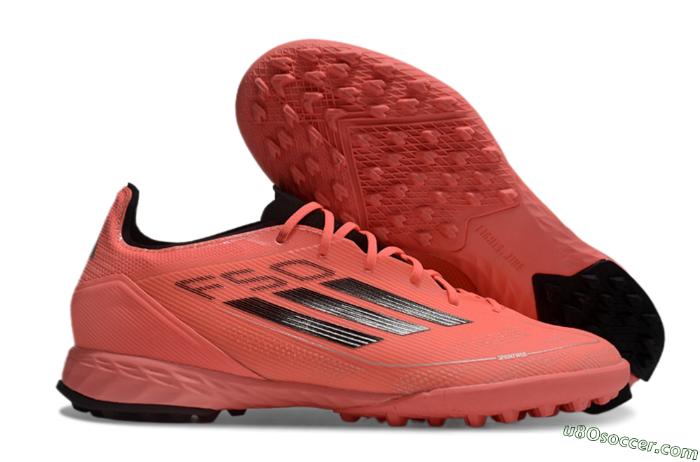 Adidas F50 Pro TF Artificial Turf Soccer Shoes - Red/Black 1