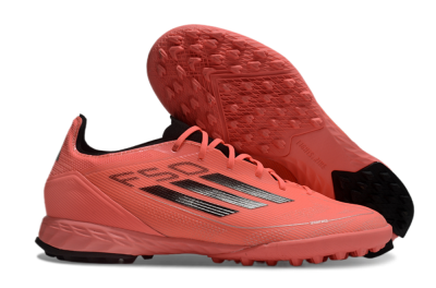 Adidas F50 Pro TF Artificial Turf Soccer Shoes - Red/Black