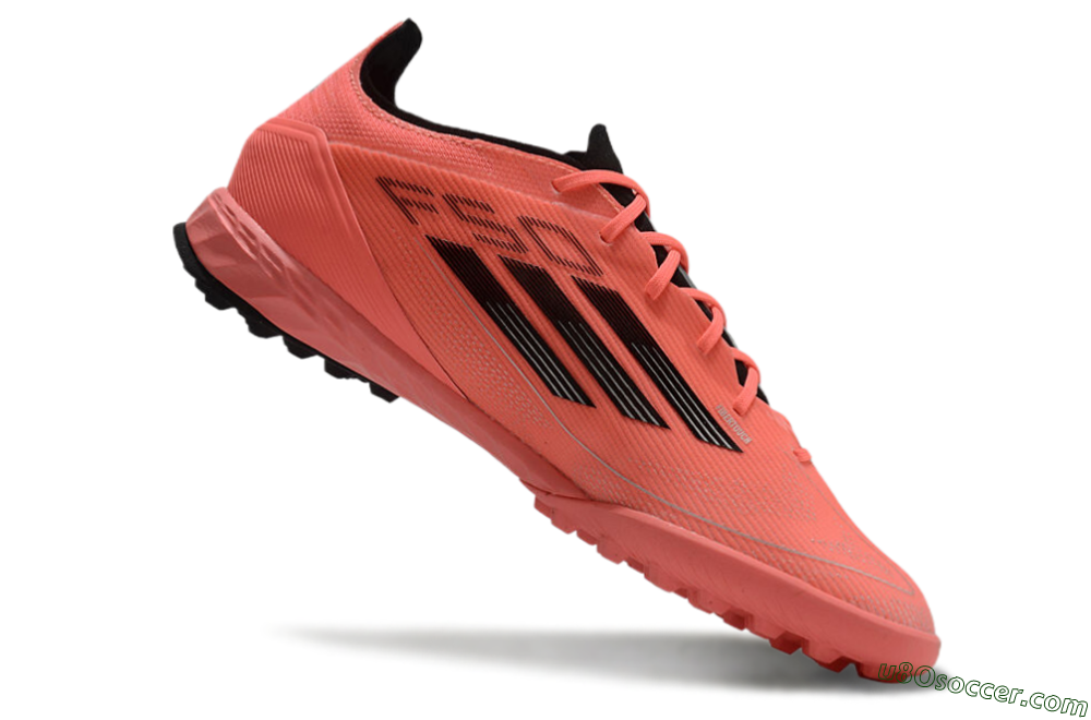 Adidas F50 Pro TF Artificial Turf Soccer Shoes - Red/Black 4