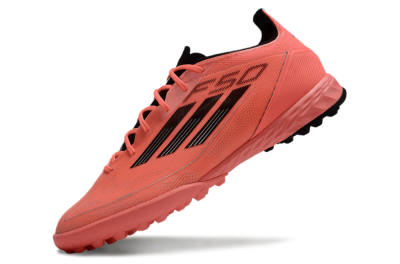 Adidas F50 Pro TF Artificial Turf Soccer Shoes - Red/Black