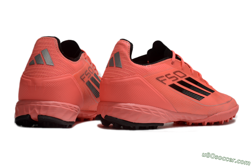 Adidas F50 Pro TF Artificial Turf Soccer Shoes - Red/Black 6