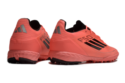 Adidas F50 Pro TF Artificial Turf Soccer Shoes - Red/Black