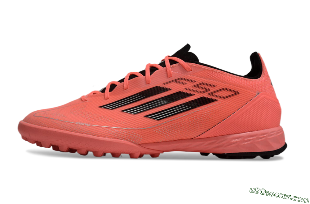 Adidas F50 Pro TF Artificial Turf Soccer Shoes - Red/Black 2