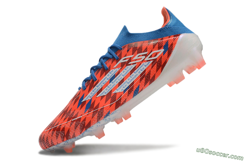 Adidas F50 Elite FG Firm Ground Soccer Cleats - Red/White/Blue 5