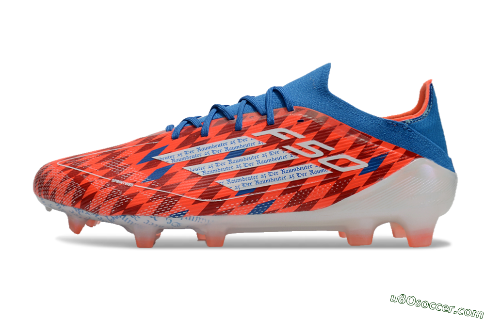 Adidas F50 Elite FG Firm Ground Soccer Cleats - Red/White/Blue 2