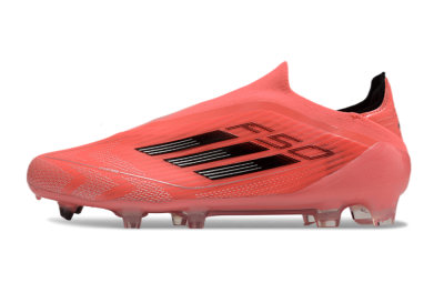 Adidas F50 Elite Laceless FG Firm Ground Soccer Cleats - Red/Black