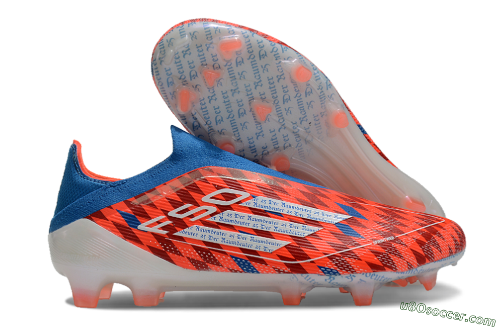 Adidas F50 Elite Laceless FG Firm Ground Soccer Cleats - Red/White/Blue 1