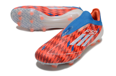 Adidas F50 Elite Laceless FG Firm Ground Soccer Cleats - Red/White/Blue