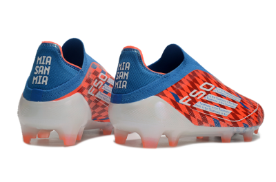 Adidas F50 Elite Laceless FG Firm Ground Soccer Cleats - Red/White/Blue