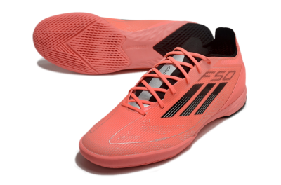 Adidas F50 Pro IC Indoor & Futsal Soccer Shoes - Red/Black
