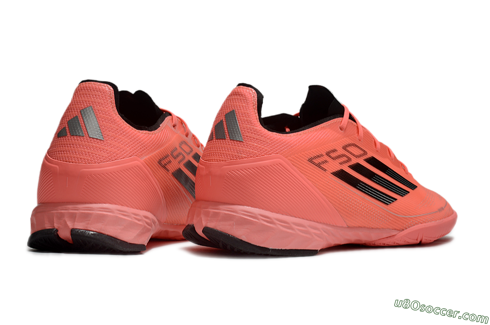 Adidas F50 Pro IC Indoor & Futsal Soccer Shoes - Red/Black