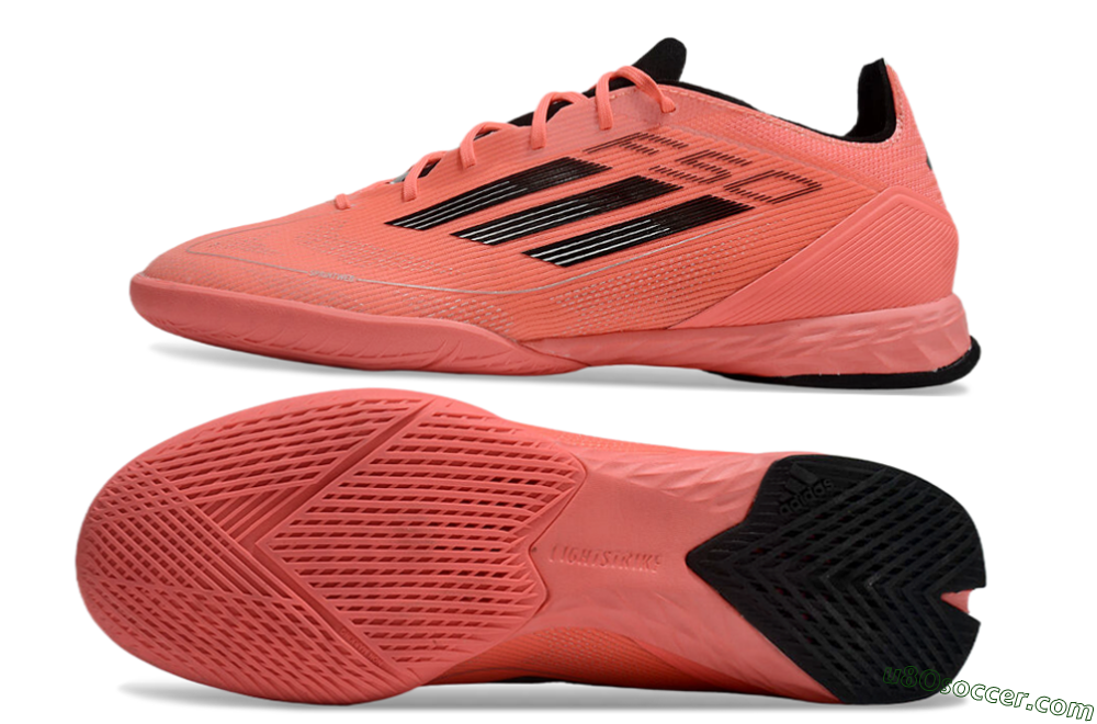 Adidas F50 Pro IC Indoor & Futsal Soccer Shoes - Red/Black 0
