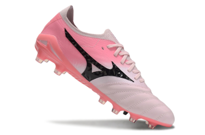Mizuno Morelia Neo 4 FG Firm Ground Soccer Cleats - Pink/Black/White