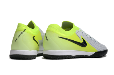 Nike Phantom GX 2 Elite IC Indoor & Futsal Soccer Shoes - Grey/Black/Yellow