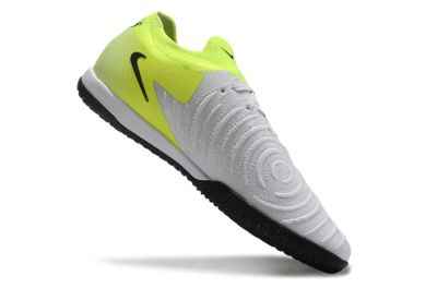 Nike Phantom GX 2 Elite IC Indoor & Futsal Soccer Shoes - Grey/Black/Yellow