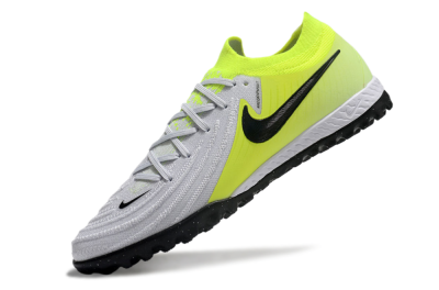Nike Phantom GX 2 Elite TF Artificial Turf Soccer Shoes - Grey/Black/Yellow
