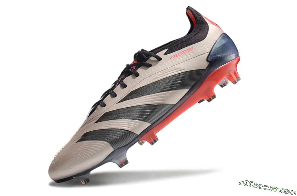 Adidas Predator 24 Elite FG Firm Ground Soccer Cleats - Gold/Blue/Red 5