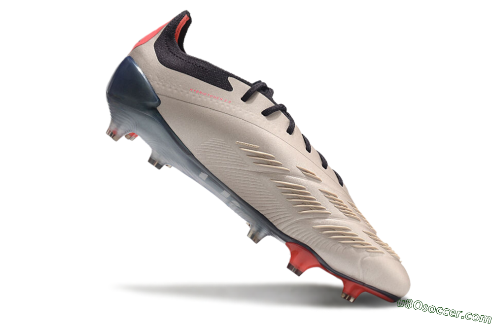 Adidas Predator 24 Elite FG Firm Ground Soccer Cleats - Gold/Blue/Red 4