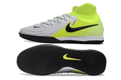 Nike Phantom Luna Elite NU IC Indoor & Futsal Soccer Shoes - Grey/Yellow/Black